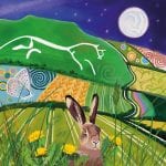 White Horse Brown Hare by Jane Tomlinson
