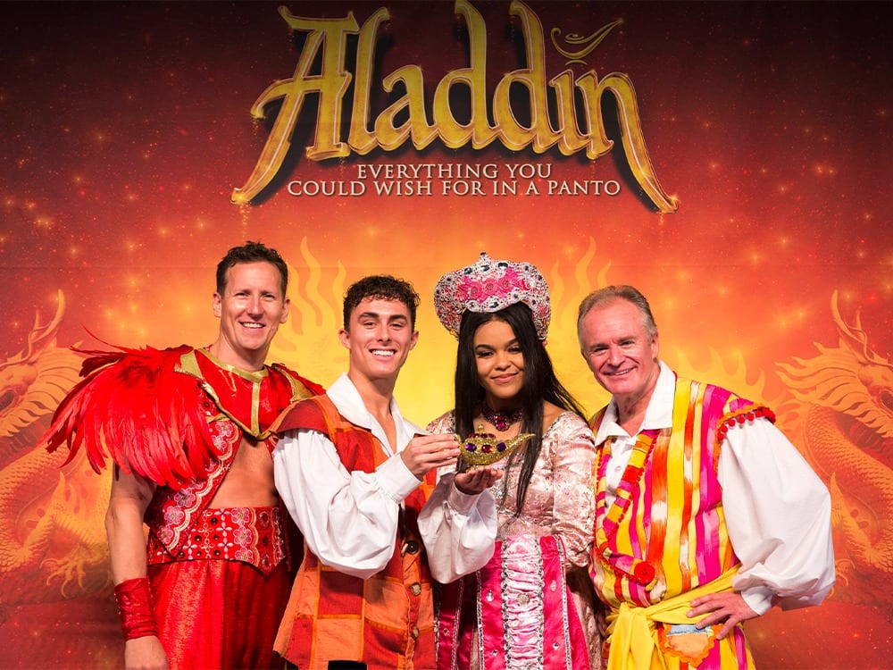 Review of Aladdin at the New Victoria Theatre Woking, by Lucy Barker