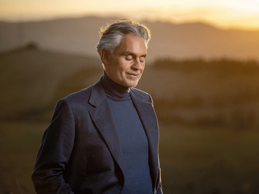 Liz Nicholls asks Italian opera singer, tenor & record producer, Andrea Bocelli, 62, some questions for our bumper Christmas edition.