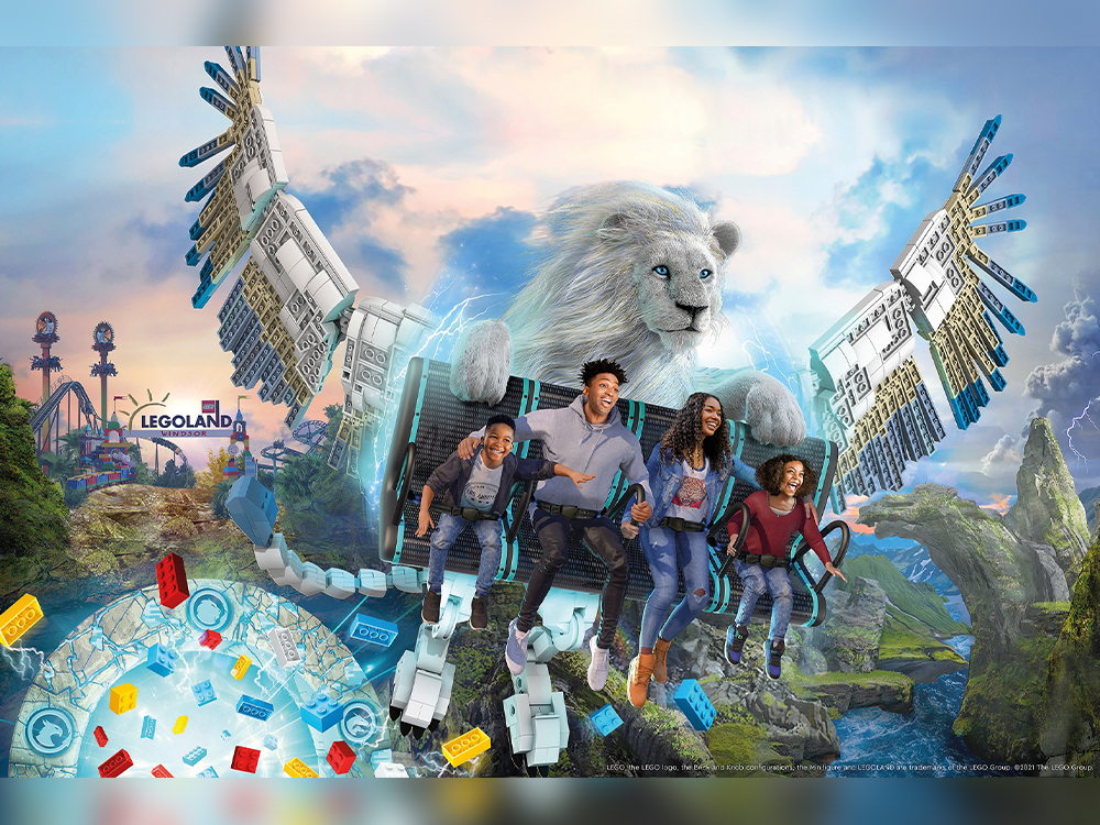 Families can book in to enjoy the UK’s first flying theatre ride at the LEGOLAND® Windsor Resort at the end of this month