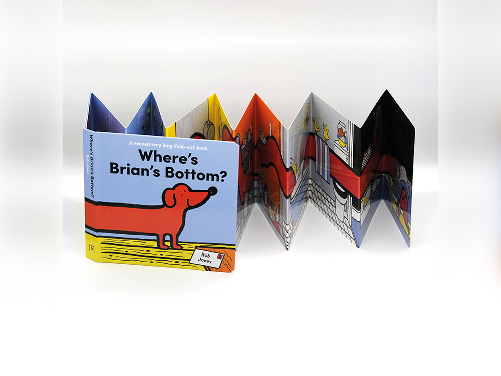 Local illustrator Rob Jones always wanted to create a children’s book and, in Where’s Brian’s Bottom? the dream has unfolded!