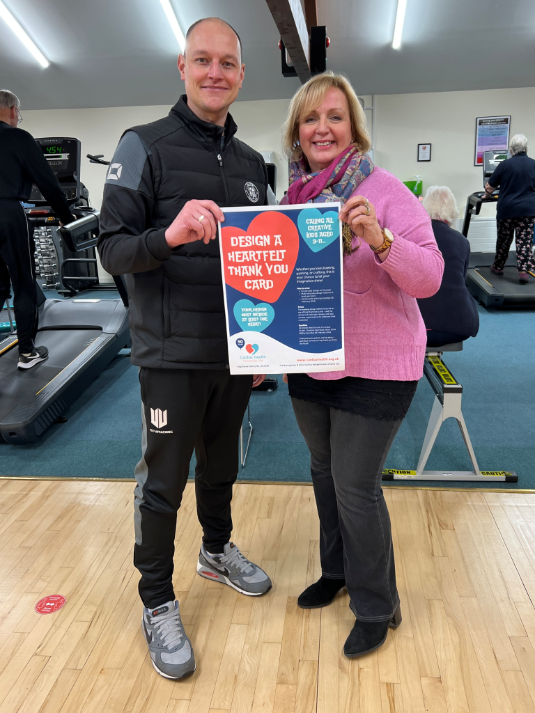 Cardiac Health and Alton FC launch a competition inviting children to design a ‘heartfelt thank you card’ for the local charity.