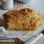 Apple and marzipan pie