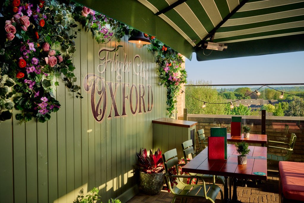 Garden in Flight Club Oxfordshire Westgate