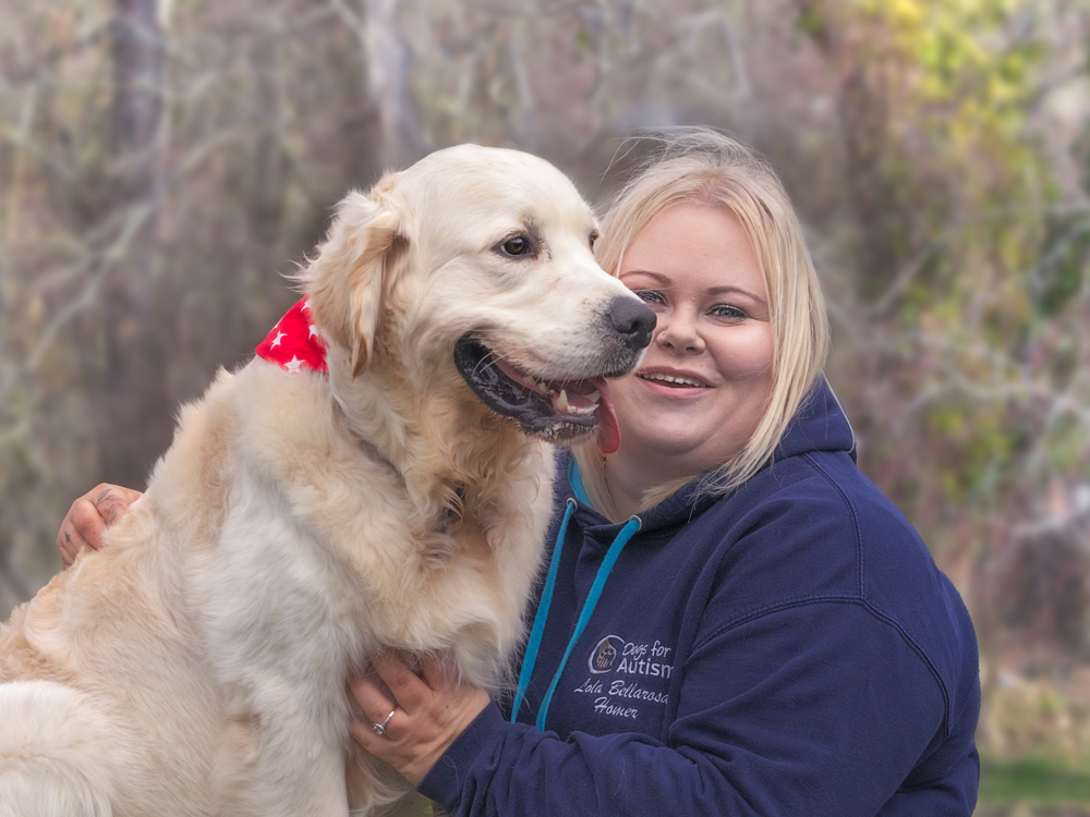 As Autism Liaison Co-Ordinator for Dogs for Autism, Lola Bellarosa-Homer is often the first point of contact for the families the charity helps.