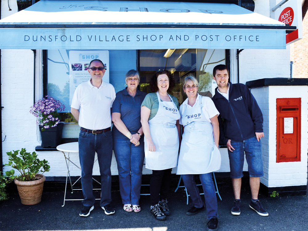 Dunsfold Village Shop is marking its 10th birthday and a Community Hero Award