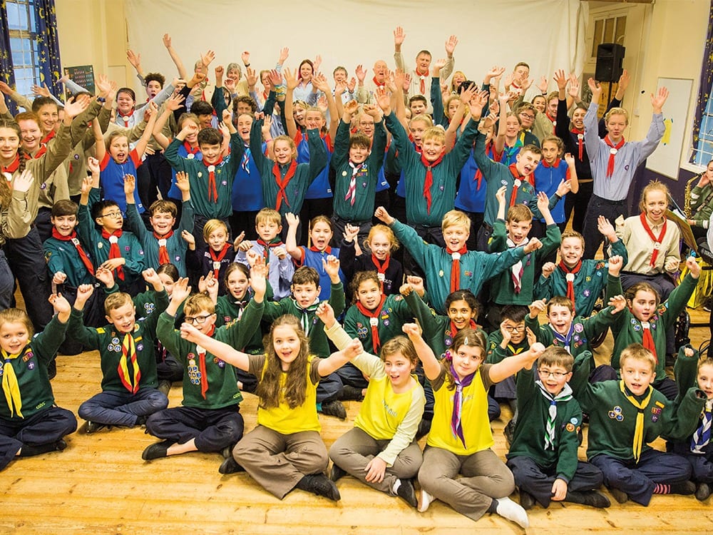 Scouts and Guides stage fun-packed gang show at South Hill Park.