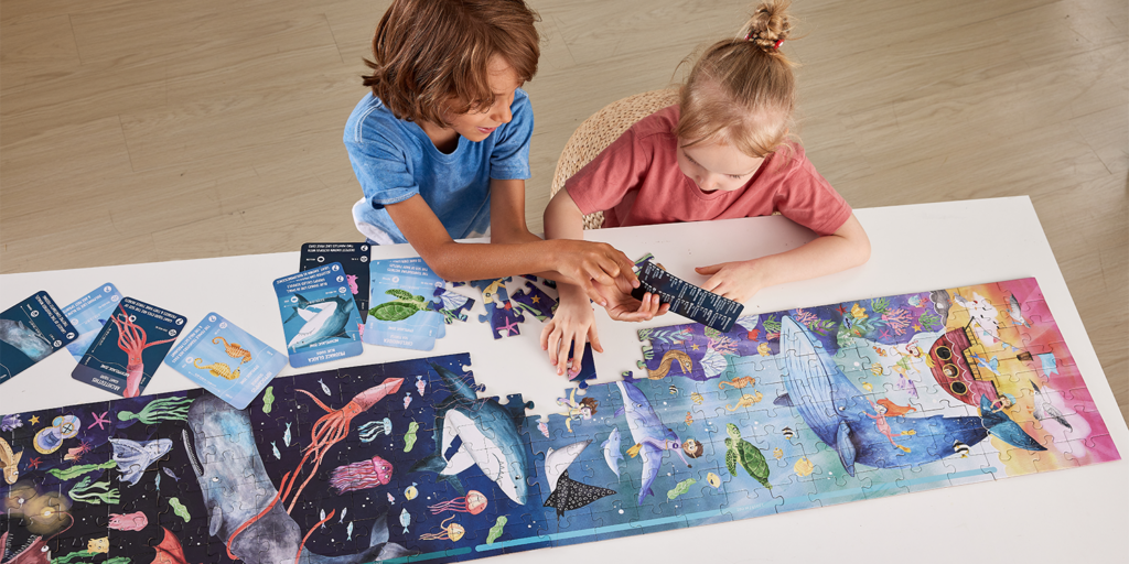 Win a Hape Ocean Life Glow in the Dark Puzzle, worth £19.99, for an underwater Christmas adventure.