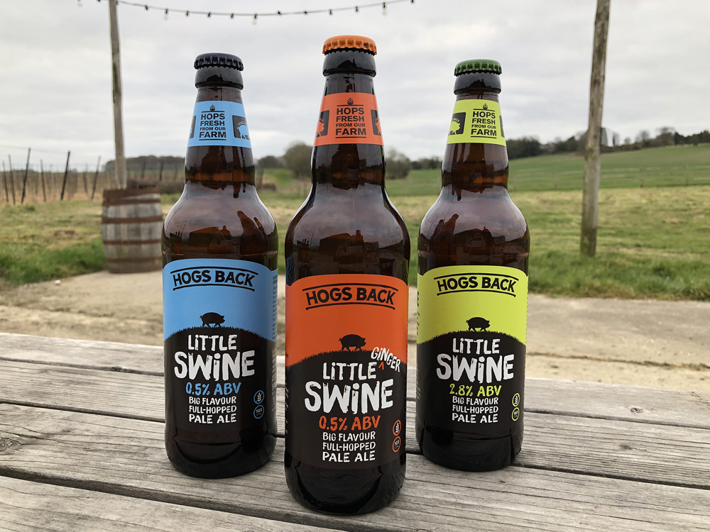 Surrey-based Hogs Back Brewery is adding to its Little Swine family of low alcohol beers with the launch of flavoured craft ale Little Ginger Swine.
