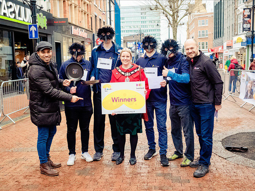 Launchpad's annual Pancake Race, Reading's most egg-citing event is back, on Shrove Tuesday