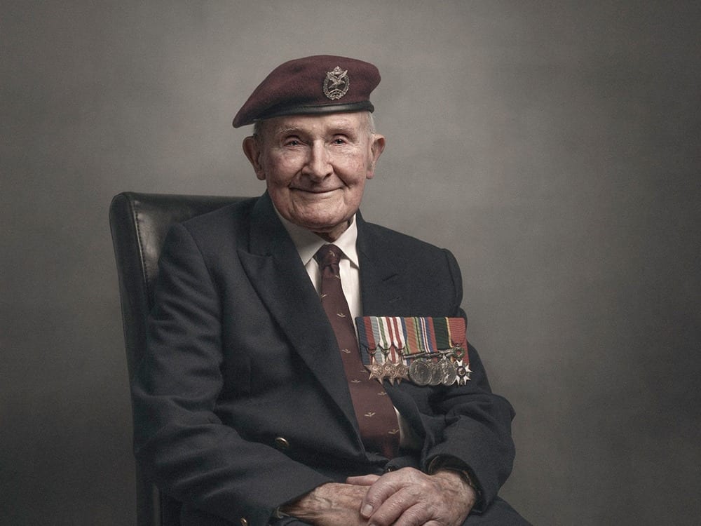 WW2 veterans portraits at Soldiers of Oxfordshire Museum 