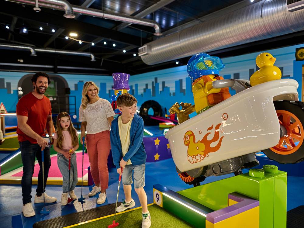 Anyone who celebrates their birthday during October can enjoy a free round of golf at LEGOLAND Windsor Resort's themed mini golf attraction, Adventure Golf