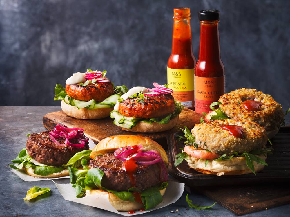 Marks & Spencer are here to feed your BBQ obsession with their three for £12 grill deal of bangers, burgers and kebabs.