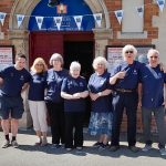 Volunteers stood outside the Thame Players theatre