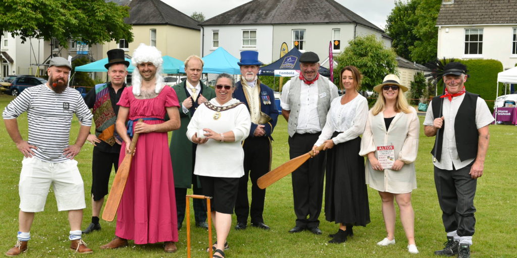 Cricket in costume is back on The Butts Green on Sunday, 22nd June