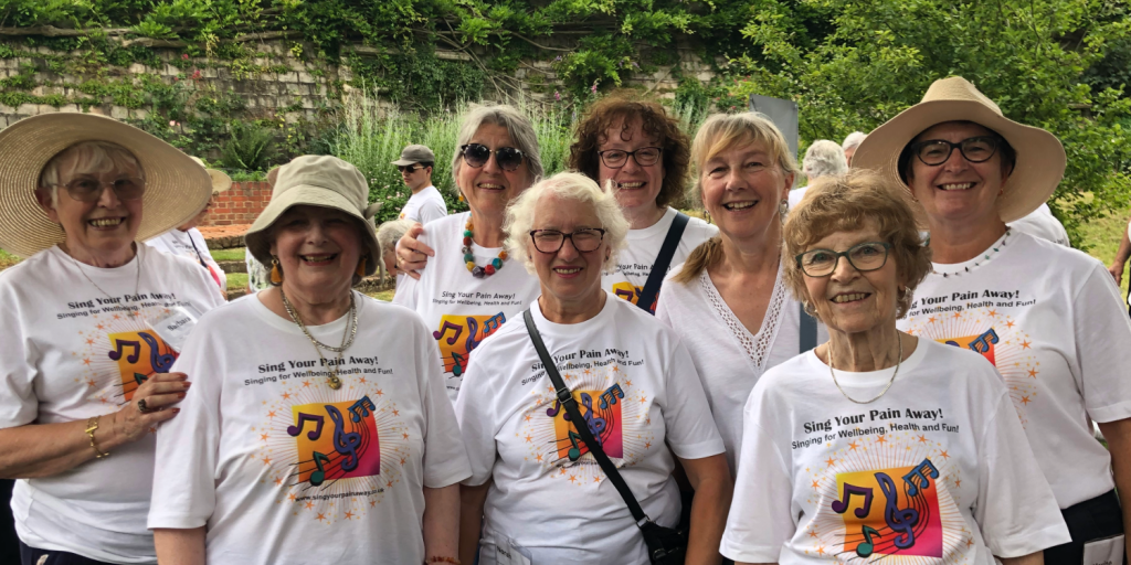 The Sing Your Pain Away singing groups from Bucks & Oxfordshire celebrated World Music Day by singing at Windsor Castle. Founder Jane Gatfield tells us more... 
