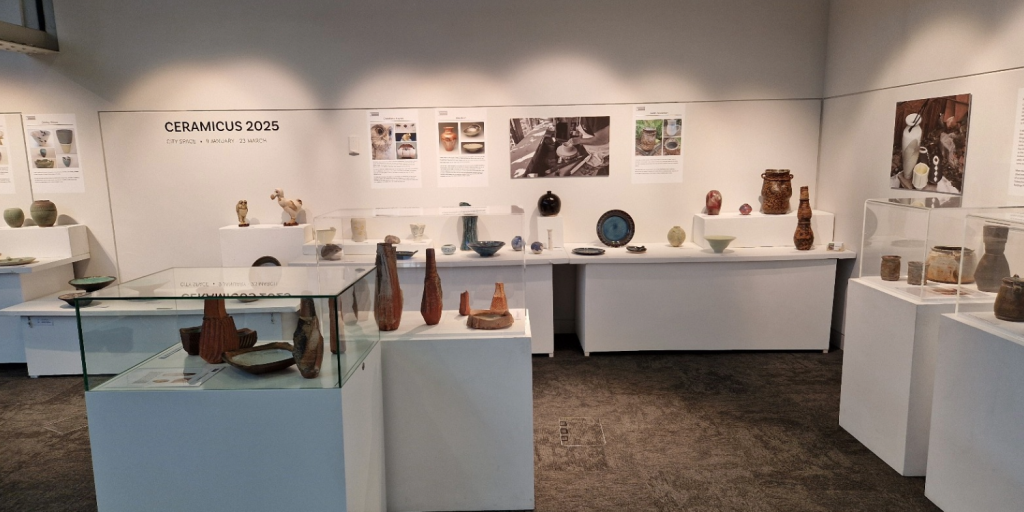 Members of Ceramicus are showcasing their skills in an exhibition at the Allen Gallery this month
