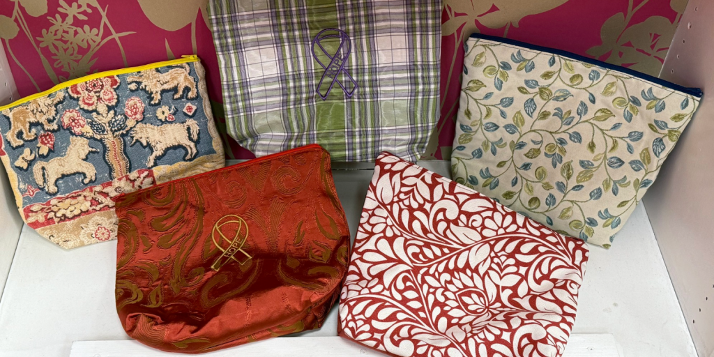 Local charity Giving Bags of Hope is providing handcrafted pouches free to cancer patients