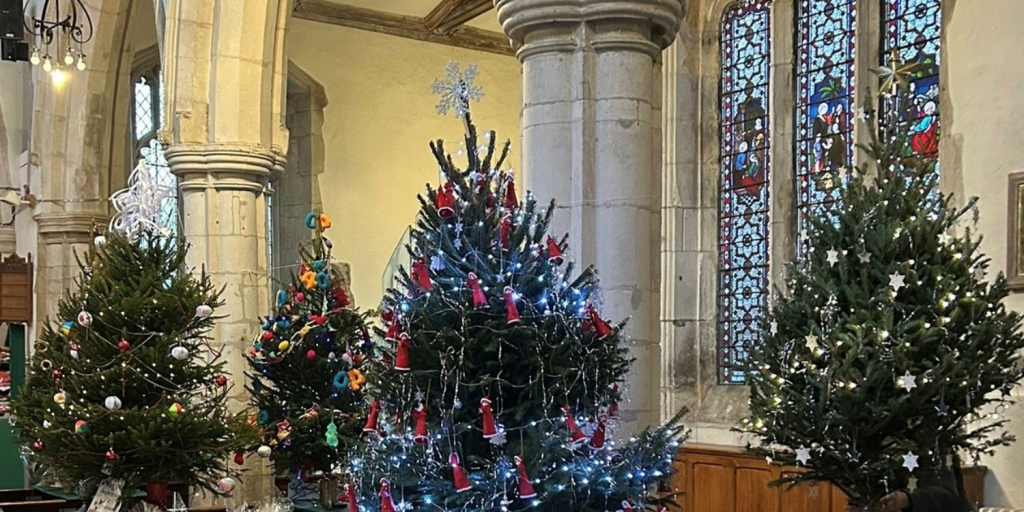 Paula Kitching tells us about the Christmas Tree Festival at St Peter & St Paul’s Church in Great Missenden on 6th & 7th December with festive dog show, live music & more 