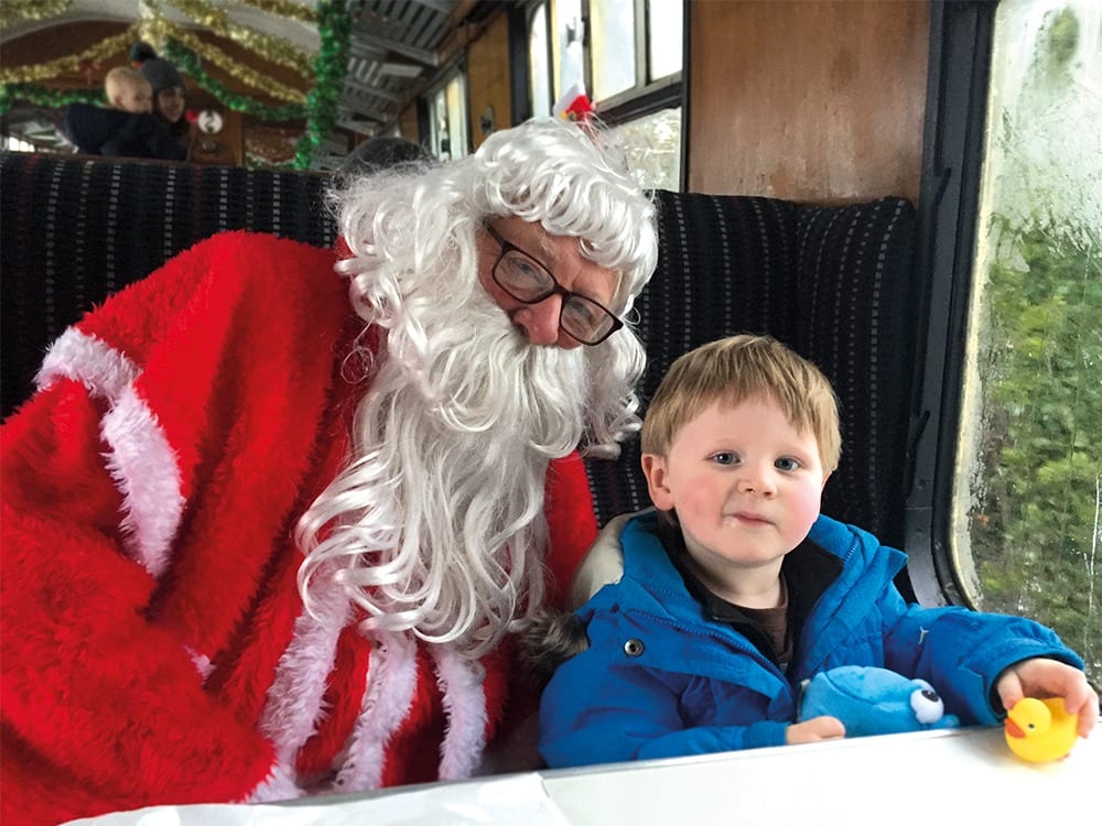 Why not enjoy a magical journey on the Cholsey and Wallingford Railway through the south Oxfordshire countryside and visit Santa in his grotto?