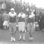 Sidney Francis (1891-1973) Three Young ladies in Fancy Dress for Woking's 1923 Carnival, reproduced by permission of Surrey History Centre