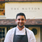 Head chef, Rob Boer, stood outside The Mutton at Heazeley Heath