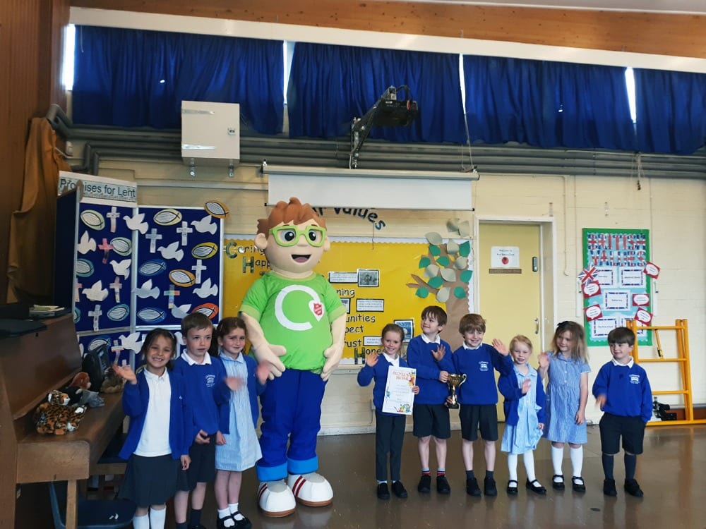 Chilworth school celebrate being recycling champions