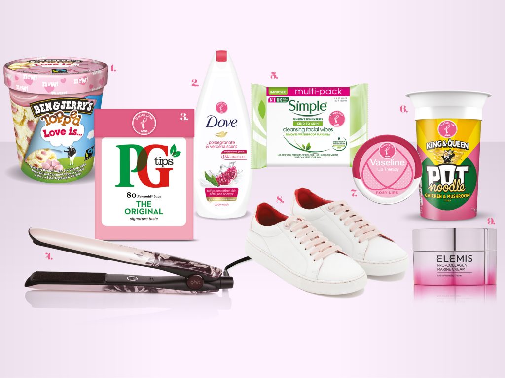 It’s Breast Cancer Awareness Month – support the cause by buying these items & wearing pink on Friday, 18th October