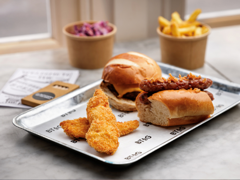 Under 12s can enjoy hot dogs, chicken goujons and burgers for free Mondays to Fridays, 3-5pm