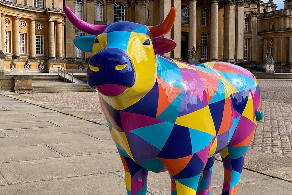 David Melling Paints Ox In Oxford