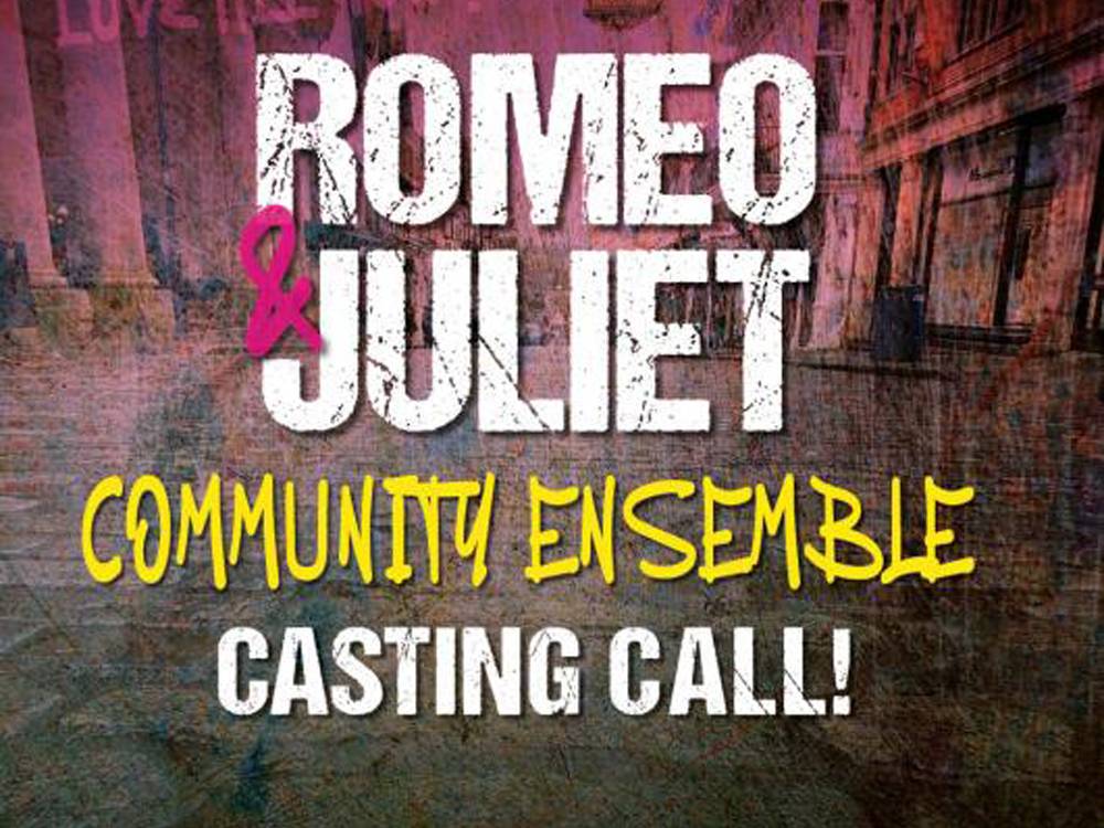 Guildford Shakespeare Company issues a community casting call for its outdoor Romeo & Juliet, application deadline March 1st